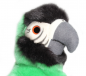 Preview: „Papagei“ grün: Plüschtier, Größe: 25cm