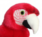 Preview: „Papagei“ rot: Plüschtier, Größe: 25cm