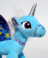 Preview: Dinotoys Pegasus „Unicorn“ blau: Plüsch Einhorn, Größe: 22 cm