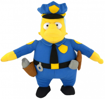 United Labels Plüschfigur - Die Simpsons „Chief Wiggum“: Plüsch Puppe, Größe: 31cm