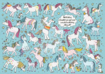 Charis Bartsch Nr. PK6075 "Welches Einhorn...?" Postkarte Größe: 10,5x15 cm