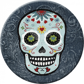 Laura Giotti, Mila & MG Schminkspiegel „Calaveras“ makeup Taschenspiegel, rund 8,8cm