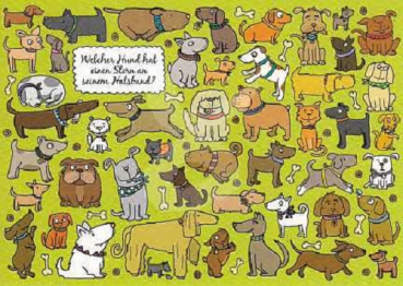 Charis Bartsch Nr. PK5855 "Welcher Hund...?" Postkarte Größe: 10,5x15 cm