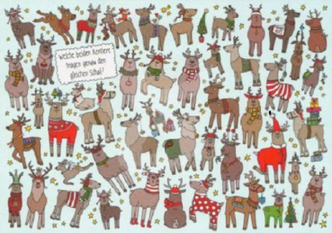Charis Bartsch Nr. PK6203 "Welche beiden Rentiere...?" Postkarte Größe: 10,5x15 cm