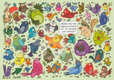 Charis Bartsch Nr. PK6257 "Welcher Vogel...?" Postkarte Größe: 10,5x15 cm