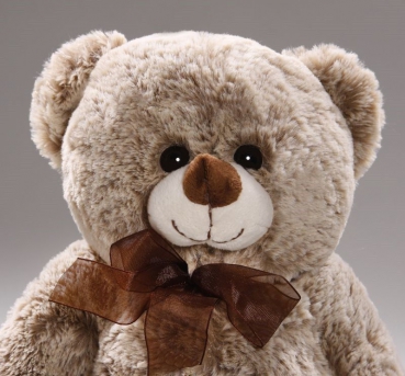 Loyal Plush „Teddybär mit Schleife“: Plüschtier für Kinder ab drei Jahren, Größe: 25cm