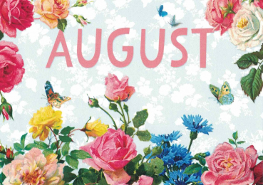 Carola Pabst "August" Monats-Postkarte, Größe: 10,5x15 cm