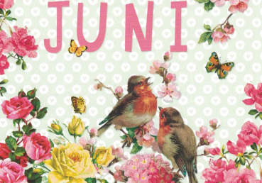 Carola Pabst "Juni" Monats-Postkarte, Größe: 10,5x15 cm