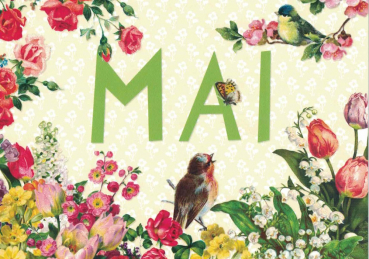 Carola Pabst "Mai" Monats-Postkarte, Größe: 10,5x15 cm