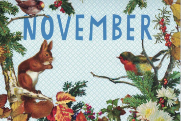 Carola Pabst "November" Monats-Postkarte, Größe: 10,5x15 cm