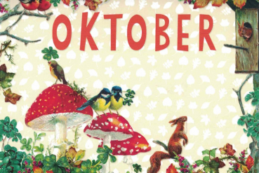 Carola Pabst "Oktober" Monats-Postkarte, Größe: 10,5x15 cm