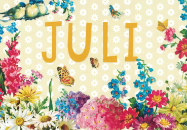 Carola Pabst "Juli" Monats-Postkarte, Größe: 10,5x15 cm