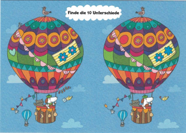 Charis Bartsch Nr. PV6494 "Ballon-Rätsel" Postkarte Größe: 10,5x15 cm