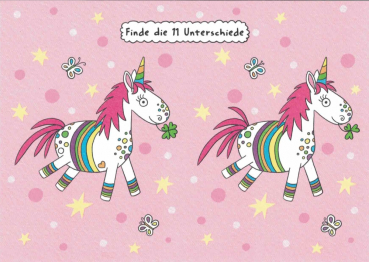 Charis Bartsch Nr. PV6492 "Einhorn-Rätsel" Postkarte Größe: 10,5x15 cm