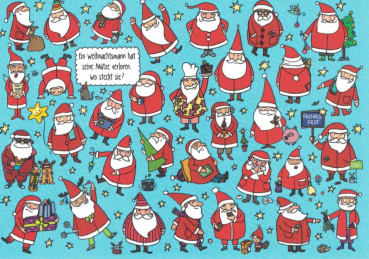 Charis Bartsch Nr. PK6017 "Ein Weihnachtsmann hat...?" Postkarte Größe: 10,5x15 cm
