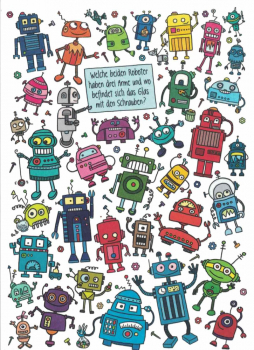 Charis Bartsch Nr. PK6315 "Welche beiden Roboter...?" Postkarte Größe: 10,5x15 cm