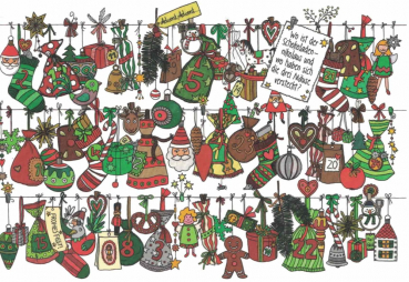 Charis Bartsch Nr. PV6365 "Wo ist der Schokoladennikolaus...?" Postkarte Größe: 10,5x15 cm