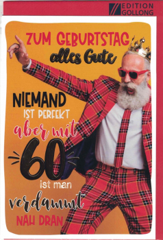 „ZUM GEBURTSTAG alles Gute“: Doppelkarte 12x17,2cm