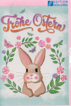 Frohe Ostern Sandra Brezina Doppelkarte