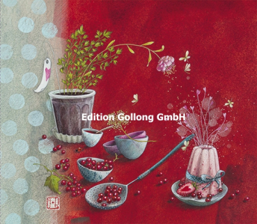 Gaëlle Boissonard "Kuchen mit Beeren" Doppelkarte, Größe: 16x14 cm
