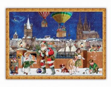 Edition Tausendschön Adventskalender A3, Köln, Größe: 42x29,5cm