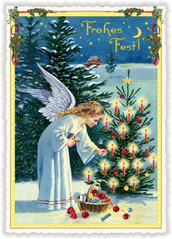 Edition Tausendschön  "Frohes Fest!" Christkind,  PK748 Größe: 10,5x15 cm