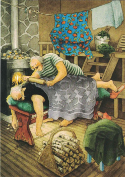 Inge Löök Nr. 69 "Frauen beim Wellness" Größe: 10,5x15 cm