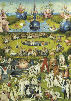 Hieronymus Bosch "Garten der Lüste" Postkarte, Größe: 10,5x15 cm