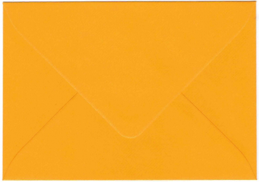 Briefhülle „ocker“: Briefumschlag C6, Kuvert: 11,4x16,2cm