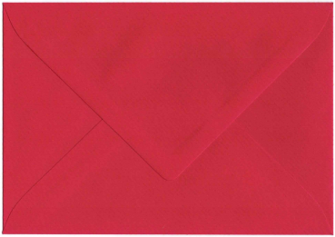 Briefhülle „rot“: Briefumschlag C6, Kuvert: 11,4x16,2cm