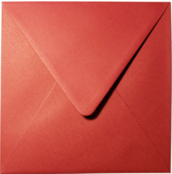 Edition Gollong Briefhülle „rosso“: Briefumschlag, Kuvert quadratisch: 14,5x14,5cm