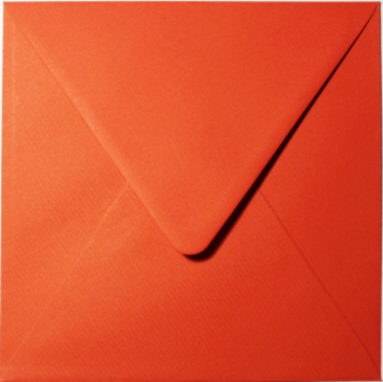 Edition Gollong Briefhülle „tomate“: Briefumschlag, Kuvert quadratisch: 14,5x14,5cm