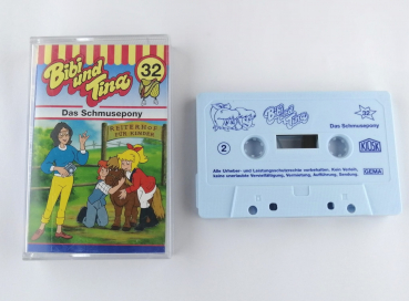 "Bibi und Tina" Das Schmusepony Nr. 32, MC Hörspielkassette von 1998 - GEBRAUCHT