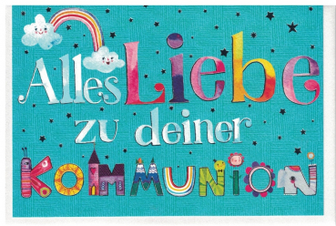 Mila Marquis „Zur Kommunion“: Doppelkarte 12x17,2cm