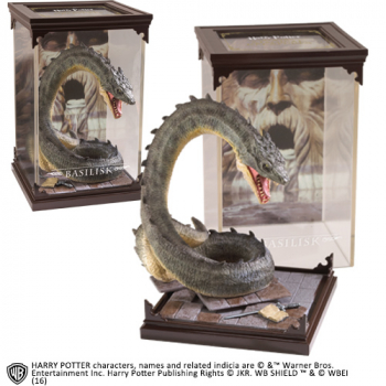 The Noble Collection - Harry Potter lizensierte Sammlerfigur „Basilisk“ : Größe 17,5cm