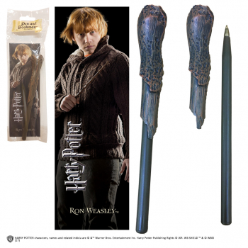 The Noble Collection - Harry Potter - Lesezeichen & Stift „Ron Weasley“