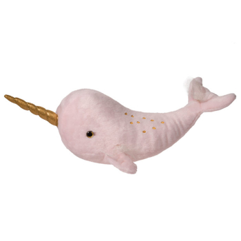 Cuddle Toys Narwal „Misty“: Plüschtier Walfisch mit Stoßzahn, Größe: 39cm