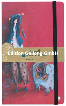 Gaëlle Boissonard "Frau mit Elefant" Notizbuch, Aquarupella, Größe: 13x21 cm