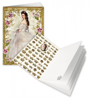 Notizheft "Kaiserin Elisabeth" Edition Tausendschön A6 Größe 10,5x14,8cm