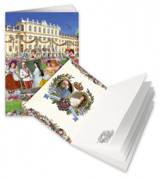 Notizheft "Schloss Schönbrunn, Wien" Edition Tausendschön A6 Größe 10,5x14,8cm