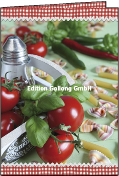 Notizheft „Nudeln & Tomaten“ A5 Größe 14,8x21cm