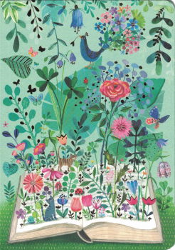 Notizheft "Buch mit Fantasie" Mila Marquis A5 Größe 14,8x21,0cm