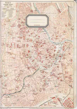 Notizheft „Wien Stadtkarte“ A5 Gr. 14,8x21,0cm