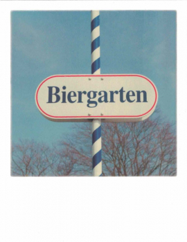 PolaCARD "Biergarten" Postkarte, Größe: 14,0x10,8 cm