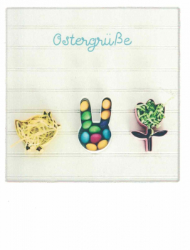 PolaCARD "Süße Ostergrüße" Postkarte, Größe: 14,0x10,8 cm