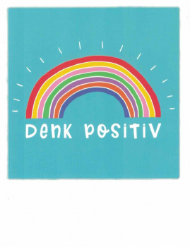 PolaCARD "Positive Rainbow" Postkarte, Größe: 14,0x10,8 cm