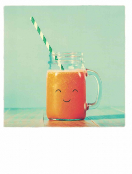 PolaCARD "Summer drink" Postkarte, Größe: 14,0x10,8 cm