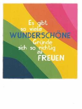 PolaCARD "Wunderschöne Gründe" Postkarte, Größe: 14,0x10,8 cm
