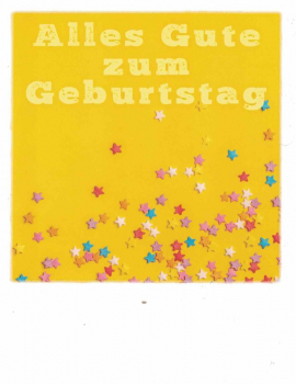 PolaCARD "Konfetti" Postkarte, Größe: 14,0x10,8 cm