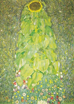 Gustav Klimt "Die Sonnenblume" Postkarte, Größe: 10,5x15 cm